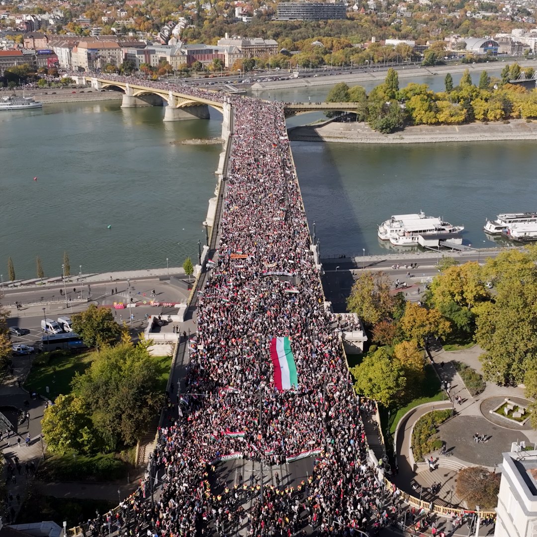 March for Peace in Budapest…
